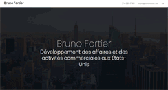 Desktop Screenshot of brunofortier.com
